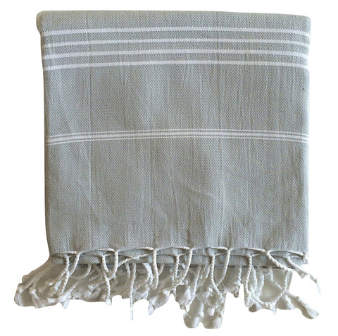 Turkish Towel - Light Grey