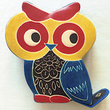 Handmade Leather Owl Bank