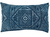 Pillow - Chinese Vintage Batik Lumbar 18x29