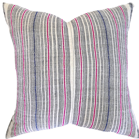 Pillow - Vintage Hmong Stripes 22x22