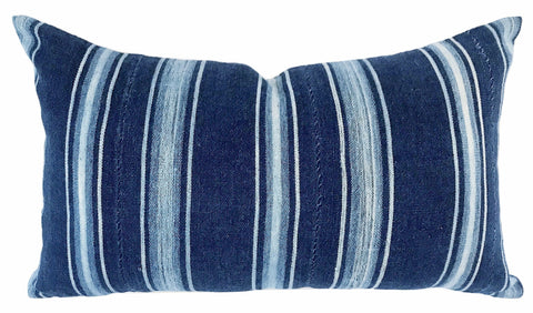 Pillow - African Indigo Stripes